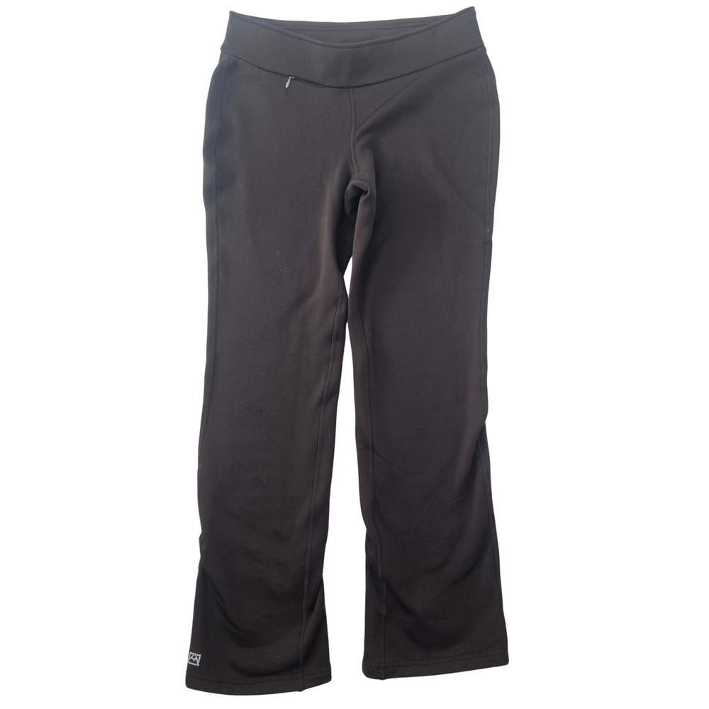 Avalanche Outdoor Supply Co Black Fleece Lined Hiking Pants Womens Medium Zipper
